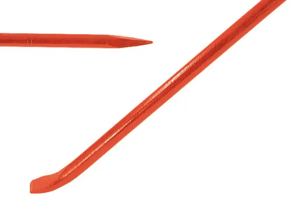 Brechstange gebog. Schneide u. Spitze, Durchmesser 30 mm, Länge 1000mm bis 2000mm