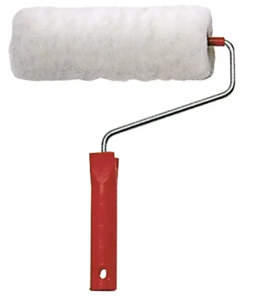 Profibau Farbroller BS100-246 Weiß, 18 cm & 23 cm, mit 6 mm Bügel, Spritzarm, für Innendispersion