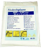 Profibau Abdeckfolie BS100-255 transparent, 7 my, 4 m...