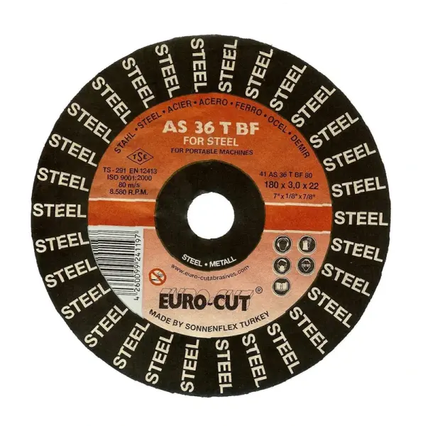 Metall-Trennscheibe BS100-259, Durchmesser 115/125/180/230/300 mm, für gerade und saubere Schnitte
