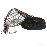 Flesta® Containernetz 101-168 in 10 Größen, PE schwarz, 4,5 cm Maschenweite, mit Gummiseil