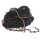 Flesta® Containernetz 101-168 in 10 Größen, PE schwarz, 4,5 cm Maschenweite, mit Gummiseil