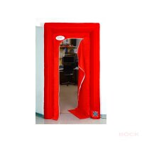 Böck flesta® Selbstaufblasbare Lufttür Staubschutztür 30030135-168 mit Ventilator, 75-105 x 200 cm