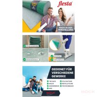 Böck flesta® Selbstklebendes Abdeckvlies 30030105-168 Weiß, 1 x 25 m, 260 g/m²