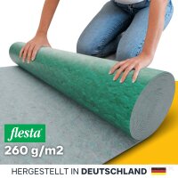 flesta® Abdeckvlies Premium 1 x 25 m 260g weiß Haftvlies Schutzvlies - BÖCK (30030105)