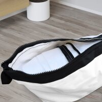 Böck flesta® Mobile Staubschutzwand 300301014-168 aus Spinnvlies, 3,20 x 3,30 m, mit Reißverschluss erweiterbar