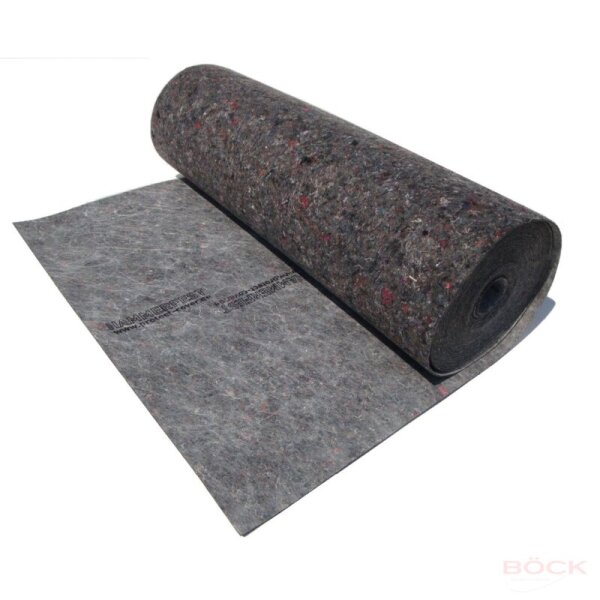 Böck Hammerfest Schutzlegeboden 30030140-168 Dunkelbunt/Grau, 1x25 m, 850 g/m², Atmungsaktiv, Wiederverwendbar
