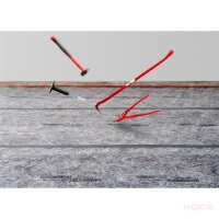 Böck Hammerfest Schutzlegeboden 30030140-168 Dunkelbunt/Grau, 1x25 m, 850 g/m², Atmungsaktiv, Wiederverwendbar
