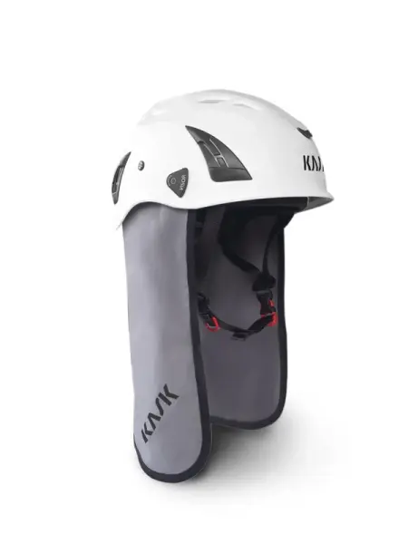 KASK Nackenschutz BS100-331 Grau, Orange Fluoreszierend, Gelb Fluoreszierend, UPF 50+, für Plasma AQ