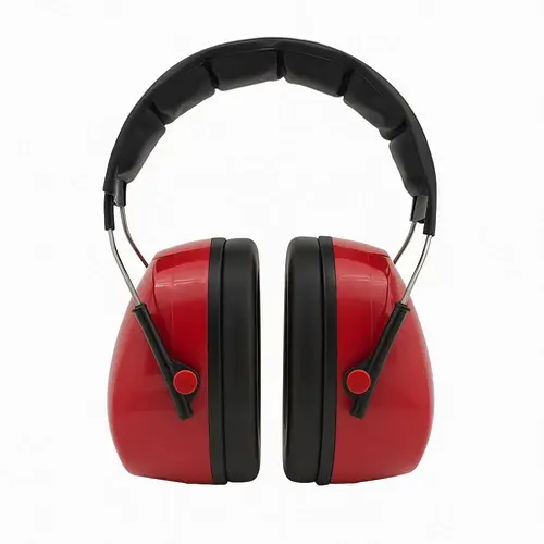 PROFIBAU Kapselgehörschutz 61443 Rot, ABS, SNR 26 dB, Faltbar, EN352-1
