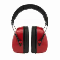 PROFIBAU Kapselgehörschutz 61443 Rot, ABS, SNR 26 dB, Faltbar, EN352-1