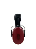 PROFIBAU Kapselgehörschutz 61443 Rot, ABS, SNR 26 dB, Faltbar, EN352-1