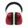 PROFIBAU Kapselgehörschutz 61443 Rot, ABS, SNR 26 dB, Faltbar, EN352-1