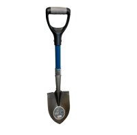 Profibau Mini-Schaufel 61456 blau, Fiberglasstiel mit...