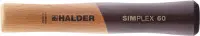Erwin Halder SIMPLEX-Schonhammer Stiel 62804 Holz, extra...