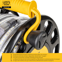 SHADA 25m 48V Safeline LED-Lichtschlauch 200W 20000lm 5000K IP65  - Baustellenbeleuchtung Baulicht Lichtband LED Light-Strip LED Rope light