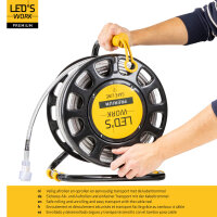 SHADA 25m 48V Safeline LED-Lichtschlauch 200W 20000lm 5000K IP65  - Baustellenbeleuchtung Baulicht Lichtband LED Light-Strip LED Rope light