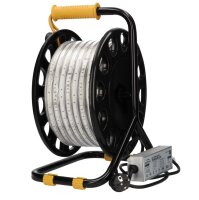 SHADA 25m 48V Safeline LED-Lichtschlauch 200W 20000lm 5000K IP65  - Baustellenbeleuchtung Baulicht Lichtband LED Light-Strip LED Rope light