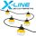 X-LINE LED-LICHTERKETTE 15m 60W 6600lm 5000K IP54 Baulichterkette Baustellenbeleuchtung Baulicht Lichtschläuche Lichtband Lampenkette