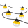 X-LINE LED-LICHTERKETTE 15m 60W 6600lm 5000K IP54 Baulichterkette Baustellenbeleuchtung Baulicht Lichtschläuche Lichtband Lampenkette