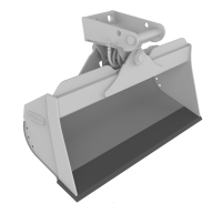 RÄDLINGER Grabenräumlöffel mit Zylinder...