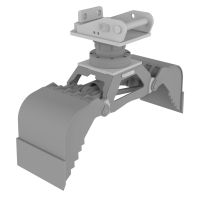 RÄDLINGER Universalgreifer mit Rotator Breite 300mm...