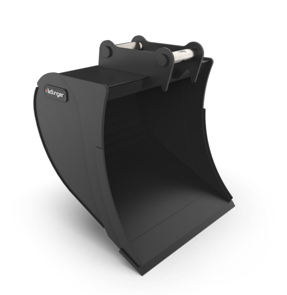 RÄDLINGER Tieflöffel Standard ohne Zähne Breite 220-600mm 1,0-1,8t Klasse 02