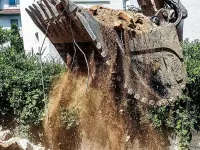 RÄDLINGER Gitterlöffel mit Gitterboden Breite 500mm 1,0-1,8t Klasse 02