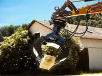 RÄDLINGER Universalgreifer mit Rotator Breite 300mm Aufnahme SW01 1,0-2,5t Klasse 02 79kg Sonderausstattung: geschweißte Zähne (E781/K1 Esti 721-R)