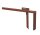 MÜBA Fundamentzwinge Gr. 1, Spannweite 57cm, Schenkellänge 34cm, lackiert