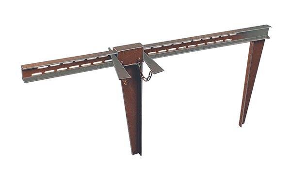 MÜBA Fundamentzwinge 15080 Gr. 2 lackiert, Spannweite 90 cm, Schenkellänge 50 cm