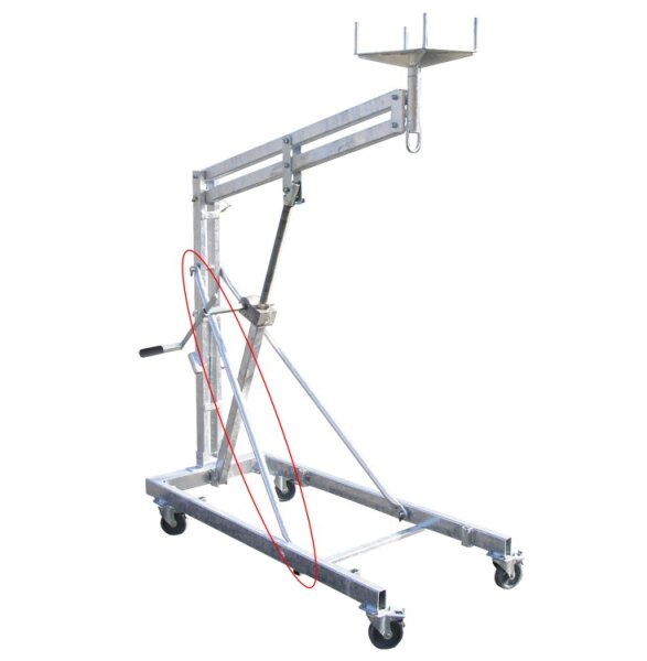 MÜBA Diagonale für Kragarmlift 12376 verzinkt, Ø 33,7 mm