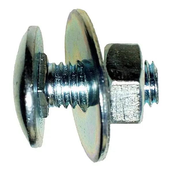 Zargenschrauben-Montageset 61928 verzinkt, M8 x 25 mm, für Metallprofile, 50 Stück