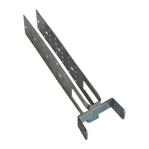 First- und Gratlattenhalter 61985 19 x 4 cm, galvanisch verzinkt, U-Form 50 mm