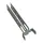 First- und Gratlattenhalter 61985 19 x 4 cm, galvanisch verzinkt, U-Form 50 mm
