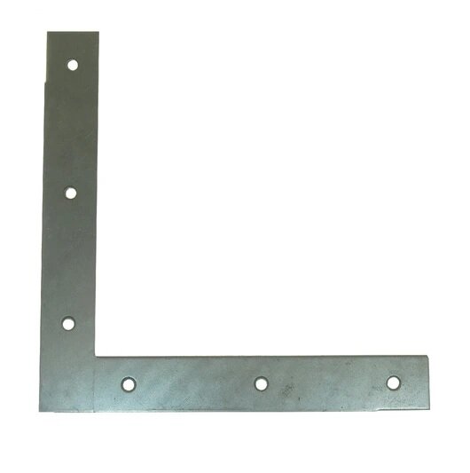 Profibau Flachwinkel 62389 Stahl verzinkt, 150 x 150 x 23 x 2,0 mm, mit Senkkopfbohrung