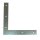 Profibau Flachwinkel 62389 Stahl verzinkt, 150 x 150 x 23 x 2,0 mm, mit Senkkopfbohrung