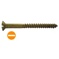 Holzschraube 62537 Messing blank, 3,5 x 20 mm,...