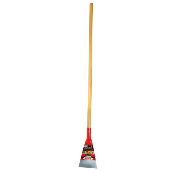 Profibau Big Mutt Schaber 62687, Länge 1560 mm, Geschmiedetes Blatt 230x180 mm, Hartholzstiel