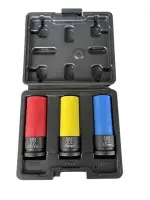 Stecknüsse-Kit 62747 1/2 Zoll, CR-Mo-Stahl,...