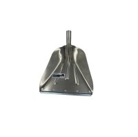 Profibau Fruchtschaufel Getreideschaufel 62772 aus Aluminium mit Stahlkante, 32 cm breit, rostfrei