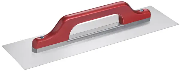 Schweizer Aufziehglätte 480x130x0,7mm , Stahl mit Alu-Steg