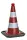 WEMAS Leitkegel 62823 zweiteilig Folie RA2B, 750 mm hoch, BASt-geprüft