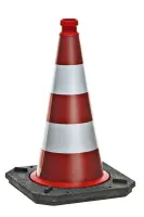 Profibau Leitkegel 62825 zweiteilig, Folie RA2B...