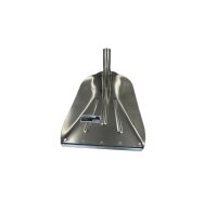 Profibau Fruchtschaufel / Getreideschaufel 62826 aus Aluminium, mit Stahlkante und Buchenstiel 1300 mm