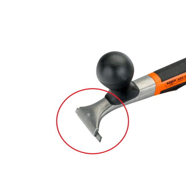 Profibau Farbschaberklinge 62882 gerade, 65 mm, Ersatzklinge für Kraft-Schaber 62885