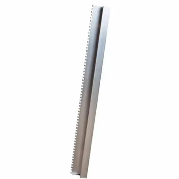 Profibau H-Kartätsche 62892 Alu gezahnt, 150 cm, 10x10 mm