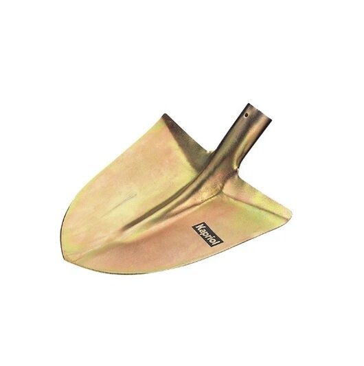 Kapriol Schaufel 62894 spitz golden ohne Stiel, 37x28x10 cm, verzinkt