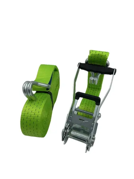 Profibau Zurrgurt 62945 2-teilig Grün, Doppel-J-Haken Ergolash, 6 m, 35 mm, LC 1000 daN