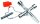 Knipex Schaltschrankschlüssel 62958 Profi-Key, 89 x 85 x 15 mm, Größe 48